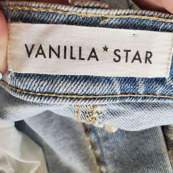 NWOT Vanilla Star Heavy Distressed Jeans  Size 16 - Picture 8 of 8